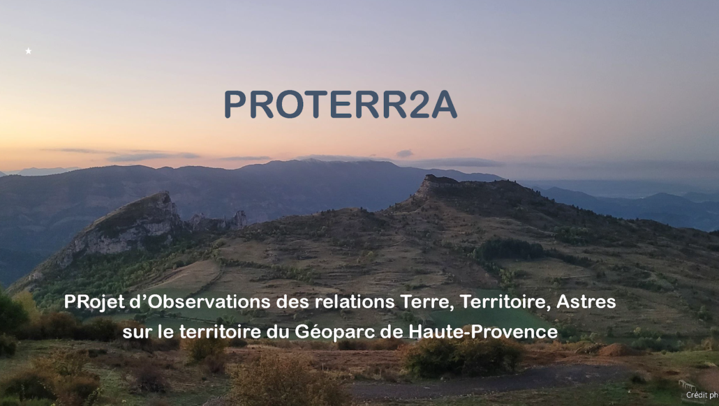 Proterr2a – Observations des relations Terre, Territoire, Astres
